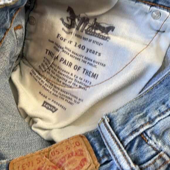 Vintage Levi's 505 Mens Jeans 35 x 32 Perfectly Distressed & Amazing - Picture 10 of 11